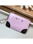 Louis Vuitton Venice Key Pouch in Patent Leather M63853 Light Pink
