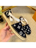 Louis Vuitton Starboard Monogram Canvas Espadrilles with Ankle Laces White 2021