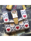 Gucci Sylvie Leather GG Heart Star Small Wallet 476081 2019