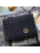 Gucci GG Marmont Leather Card Case 574804 Black 2019