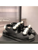 Chanel Pearl Strap Sandal G35927 Black 2021