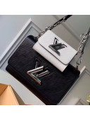 Louis Vuitton Epi Leather Twist Bag Set M50282 Black/White 2019