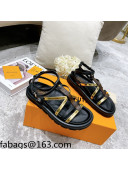 Louis Vuitton Pool Pillow Comfort Sandals Gold 2021 111773