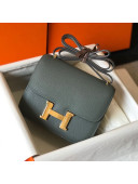 Hermes Constance Bag 18/23cm in Eosom Leather Almond Green/Gold 2021