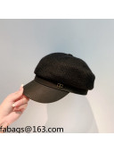 Dior Knit Octagonal Hat Black 2021