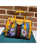 Gucci Ophidia GG Flora Small Tote Bag ‎‎547551 Yellow 2019