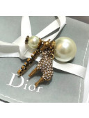 Dior J'Adior Tribales Pearl Earrings With Crystal Giraffe 2020
