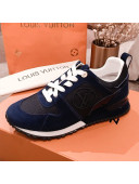 Louis Vuitton Run Away Sneakers Navy Blue 2021 06