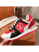 Louis Vuitton Run Away Calfskin Sneakers Red 2021 09
