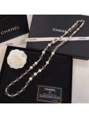 Chanel Glass Pearls Long Necklace AB2505 2019