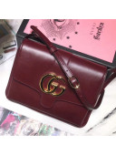 Gucci Calf Leather Arli Medium Shoulder Bag ‎550126 Burgundy 2019