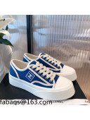 Chanel Canvas Platfrom Sneakers Blue 2021