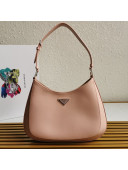 Prada Cleo Brushed Leather Shoulder Bag 1BC156 Pink 2021