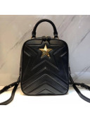 Stella McCartney Quilted Alter-Nappa Stella Star Backpack Black 2018