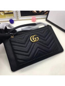 Gucci GG Marmont Double Mini Chain Bag 453878 Black
