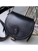 Louis Vuitton Tambourin Leather Round Shoulder Bag M55505 Black 2019