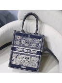 Dior Wheel of Fortune Vertical Dior Book Tote Bag in Tarot Embroidered Canvas 2019