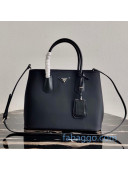 Prada Double Nylon and Saffiano Leather Bag 1BG775 Black 2020