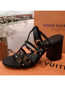 Louis Vuitton Roma Sandal 75mm Black 2020