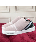 Dolce&Gabbana DG Knit Slip-on Sneakers Pale Pink 2021