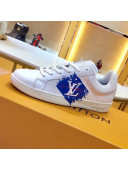 Louis Vuitton Luxembourg Sneaker 1A4OF6 White/Blue 2019(For Woman and Man)
