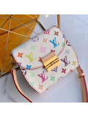 Louis Vuitton Colored Monogram Crossbody Bag White 2019