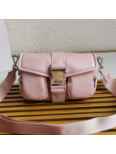Prada Pocket Nappa Leather Bag 1BD295 Pink 2021