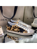 Golden Goose Super-Star Sneakers in Leopard Print Horse Hair 2021
