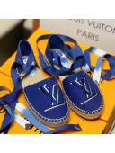 Louis Vuitton LV Escale Starboard Lace-up Flat Espadrilles Blue 2020