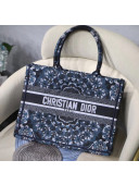 Dior Small Book Tote Bag in Kaleidoscope Embroidered Canvas 2019