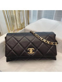 Chanel Quilted Lambskin Flap Bag AS2300 Black 2020 TOP