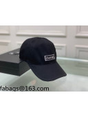 Chanel Canvas Baseball Hat Black 2021 24