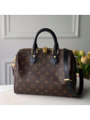 Louis Vuitton Speedy 25 Monogram Canvas Top Handle Bag M48285 Black 2020