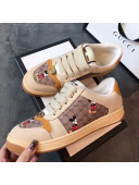 Gucci Screener GG Leather Gucci x Disney Sneakers Yellow 2020