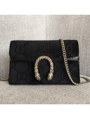 Gucci Dionysus GG Velvet Mini Bag 476432 Black 2018