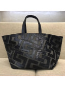 Celine Patchwork Medium Tote Bag in Textile and Leather 2018