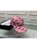 Gucci Star Logo Print Baseball Hat Pink 2021