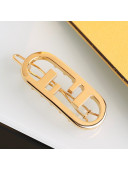 Fendi FF Logo Headband Gold 2021 88