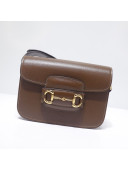 Gucci Leather 1955 Horsebit Mini Shoulder Bag 602205 Brown 2021