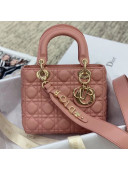 Dior MY ABCDior Small Bag in Cannage Leather Pink 2019