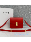 Celine Teen Small Classic Bag in Box Calfskin 192523 Bright Red 2020 (Top quality)