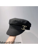Chanel Wool CC Hat Black 2021 Fall 