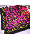 Gucci Cashmere Square Scarf G22010307 Rosy 2022