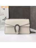 Gucci Dionysus Leather Small Shoulder Bag 400249 White/Silver