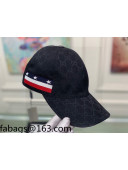 Gucci GG Canvas Hat with Star Web Black 2021 110483