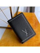Louis Vuitton Pocket Organizer Wallet M68209 Black 2021