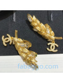 Chanel Wheat Clip-on Earrings AB4671 04 2020