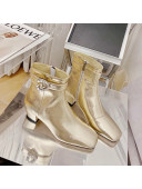 Jimmy Choo Myan Ankle Boots 4.5cm Gold 2021 111695