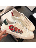 Gucci Ace Sneaker with Image Gucci Logo White 2019 (For Women and Men)