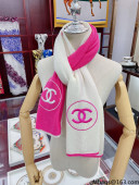 Chanel Knitted Stole Long Scarf CS821 Rosy/Rosy 2021